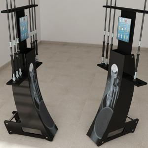 TILTING DISPLAY 6 RODS IPAD SUPPORT