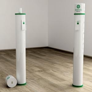 FLOOR ACCESSORIES DISPLAY TOTEM MEDICAL WITH LED LIGHT
