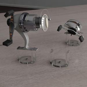PLEXI COUNTER REEL HOLDER 02 CLEAR